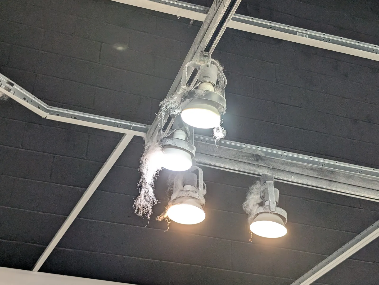 Ground-based high dusting equipment reaching overhead ceiling fixtures