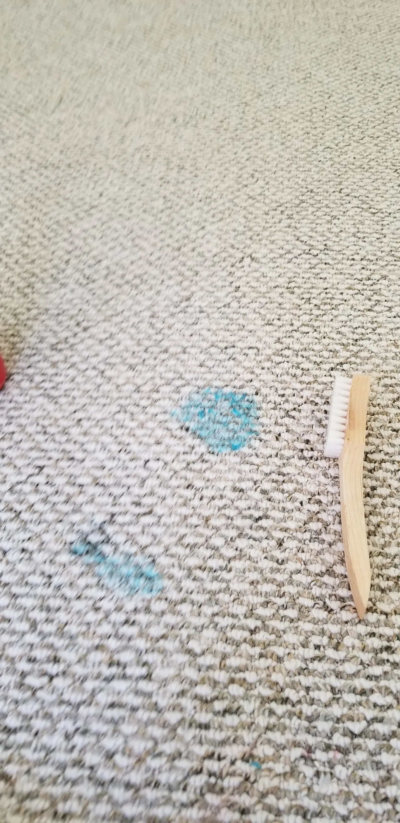 Carpet repair before - Total Cleaning Service