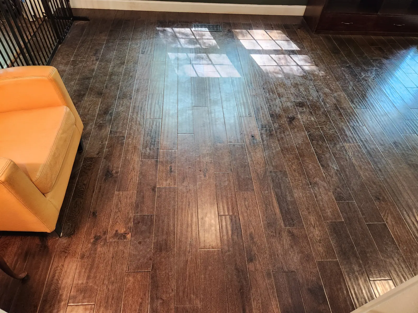 Hardwood floor in a Northern Virginia home